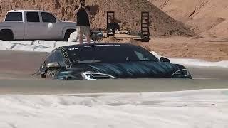 Tesla model S goes under water and comes out - submarine mode ?