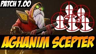 MULTIPLE HEADSHOTS !! - SNIPER AGHANIM SCEPTER - Patch 7.00 - Dota