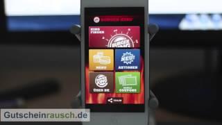 Die App von Burger King im Test auf Gutscheinrausch.de