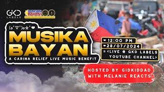 MUSIKA BAYAN | A Carina Relief Live Music Benefit Hosted by GidKidDad with Melanie Reacts