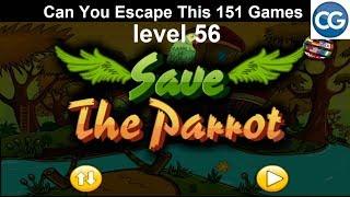 [Walkthrough] Can You Escape This 151 Games level 56 - Save the parrot - Complete Game