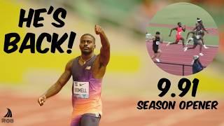 Trayvon Bromell just BLEW UP the 100M in 2025?! || HONESTY on his 9.91 season opener