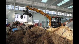 Shredding Straw with GEP ECOTECH Industrial Shredder