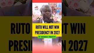 RUTO WILL NOT WIN PRESIDENCY IN 2027 #rutospeechtoday #rigathigachagua  #azimio #citizentvlive