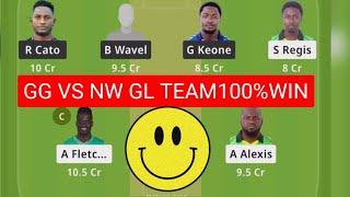 GG VS NW DREAM11 GL TEAM PREDICTION TODAY 100%WINNING