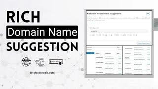 Keywords Rich Domains Suggestions Tool - Maximize Your SEO | Bright SEO Tools