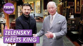 King Charles hosts Volodymyr Zelensky at Windsor Castle