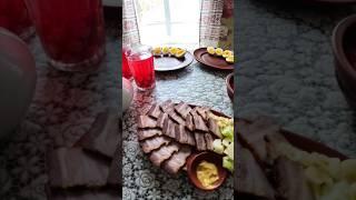 Вкуснейшая грудинка по деревенски #деревня #жизньвдеревне #заимка #хутор #2024 #русскаядеревня