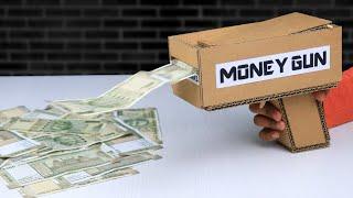 How To Make Money Gun From Cardboard | DIY Cash Cannon