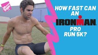 How FAST can an IRONMAN PRO run 5k? | Running at the athletics track