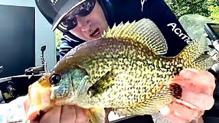 CRAPPIE Fishing 2020 BOATHOUSE vs SPILLWAY Challenge  ( PigpatrolTV vs Taro Murata )