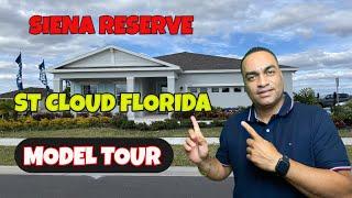 Living in Saint Cloud Florida Siena Reserve new home model tour preview