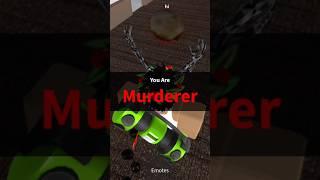 BRO IS TRASH AT MURDERER #roblox