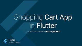 Flutter Cart Application, flutter video tutorial in English, part 20