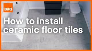 How to install ceramic floor tiles | DIY