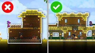 How To Build A DESERT HOUSE! - Terraria Building Guide