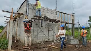 Así avanza la casa de Wendy y hermanos. Los estan sacando de donde estan y ya les negaron el agua