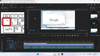 Tilde ~ key doesn't maximize screen in Adobe Premiere Pro 2024??