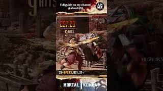 Baraka 503 damage 1 bar combo – Mortal Kombat 1