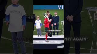 Ronaldo's Aura with Trophy 