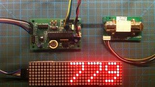 eDOTcore: Carbon dioxide monitor with MH-Z14A and dot matrix display