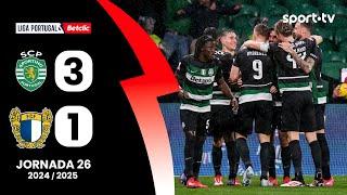 Resumo: Sporting 3-1 Famalicão - Liga Portugal Betclic | sport tv