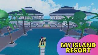 Building My Entire Resort in 15 Minutes in Roblox My Island Resort