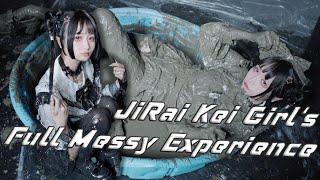 Messy & Muddy Jirai Kei Girl Trashes Her Dress in Full WAM Circle With Black Goo, Cream & Mud