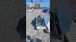  BATUMI BEACH WALK | Georgia 2024 |  best view【4K】  #shorts  #beach