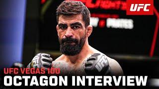 Elizeu Zaleski dos Santos Octagon Interview | UFC Vegas 100