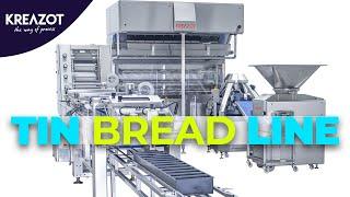 TIN BREAD LINE, BREAD MACHINE, Industrial Bakery Equipment, Toast Bread