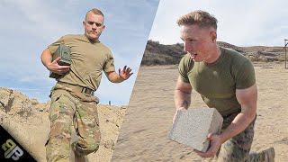 US Marine vs Army Soldier Obstacle Course Battle