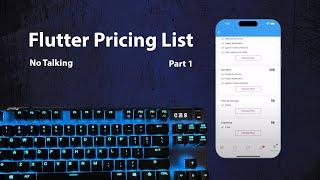 Create pricing list in Flutter with no talking! (Part 1)