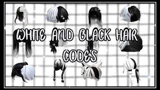 White and black hair *Codes* for Bloxburg 2021  || Teehee