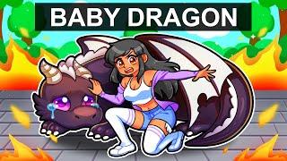 Saving a BABY DRAGON in Roblox!