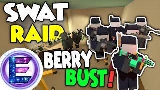 SWAT RAID! - Berry BUST - Take down berry Dealers / Farmers - Unturned Roleplay