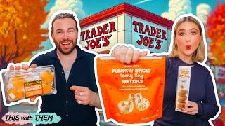 BRITISH PEOPLE TRY TRADER JOE'S FALL TREATS! 