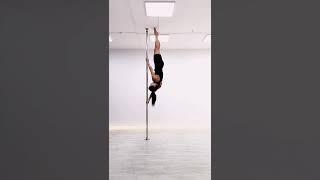 Силовой выход во флажок через Iron-X (х-флаг). Pole-dance