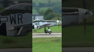 P-51 Mustang "The Hun Hunter Texas" Landing at Bern, Switzerland