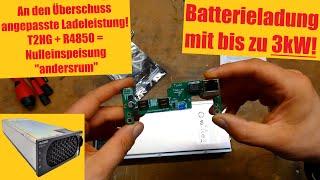 Schluss mit Überschuss! Batterie mit PV Überschuss laden! T2HG + Huawei R4850