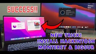 How to Install Hackintosh MacOS Monterey Big Sur On Any PC AMD Intel [Success]