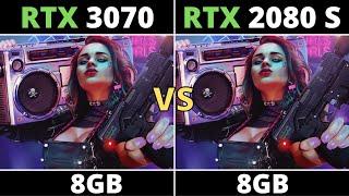 RTX 3070 VS RTX 2080 SUPER - TEST IN 10 GAMES IN 2023