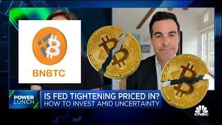  Bitcoin will be cut in half to 20K  CNBC's  Michael Kantrowitz - BNBTC 21 M. Buy early now