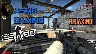 ASMR Gaming | Relaxing Counter Strike Noob CS:GO Keyboard Typing Sounds + Whispering