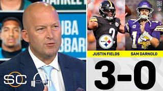 Will Sam Darnold & Justin Fields make playoffs? - ESPN on Vikings & Steelers after hot 3-0 starts