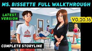 MISS BISSETTE COMPLETE STORYLINE | MISS BISSETTE WALKTHROUGH SUMMERTIME SAGA 0.20.16 ALL MISSIONS