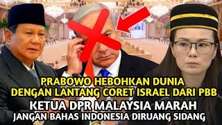 DUNIA DIBUAT KAGET CUMA PRABOWO YANG BERANI DENGAN LANTANG DIPANGGUNG DUNIA KECAM ISRAEL