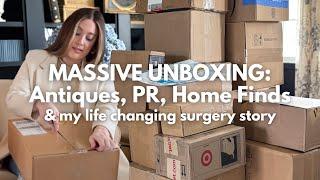 MASSIVE Unboxing: Antiques, PR, Home Hall & Life Changing Surgery?