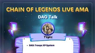  Chain of Legends DAO: Troops XP System Update 