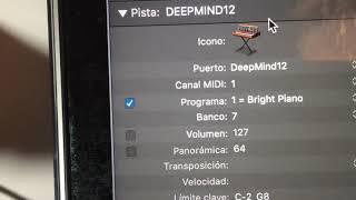 DeepMind 12 en Logic Pro X